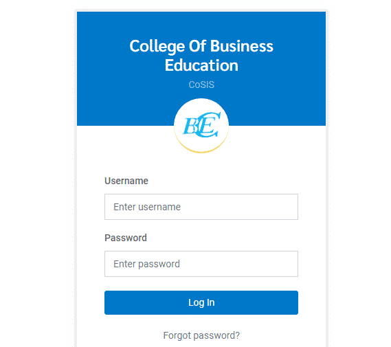 CBE Saris software: CBE Online Student Information System (CoSIS)