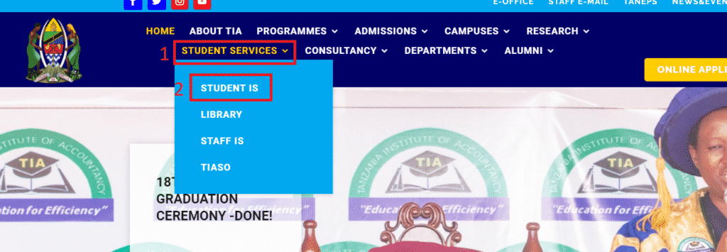 Tanzania Institute Of Accountancy Students Information System