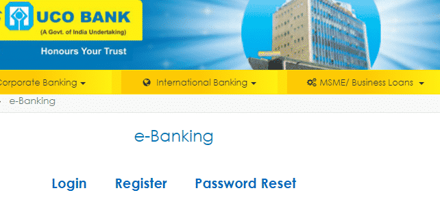 UCO Bank Net Banking