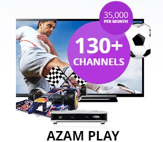 Azam Play Package Channels and Price