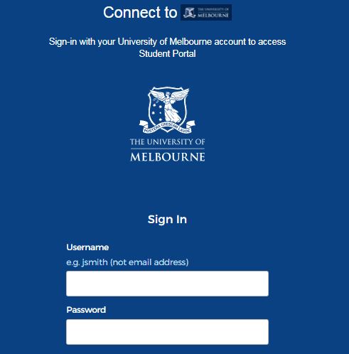 My unimelb login | university of melbourne student portal Login