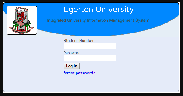 Egerton University Student Portal Login