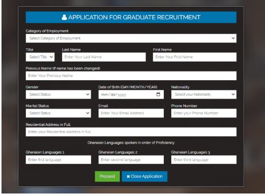 Ghana Education Service Recruitment 2021-2022 GES Application Form
