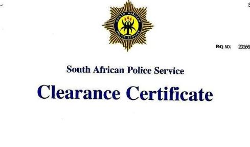 Police Clearance Certificates Online Enquiry : saps.gov.za