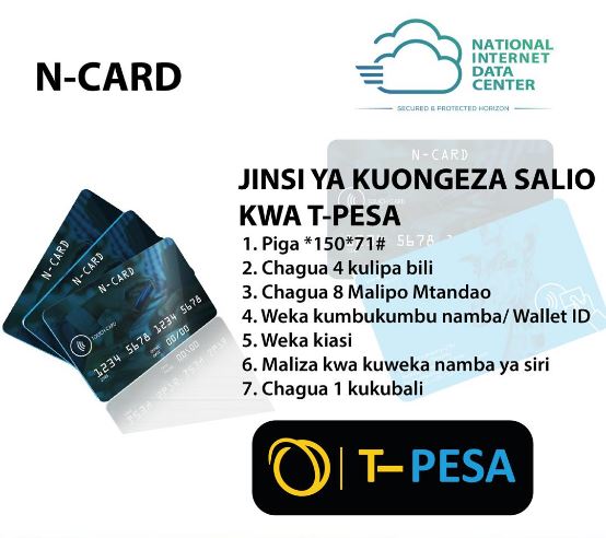 Jinsi Ya Kuangalia Salio N-card Kwa T-Pesa