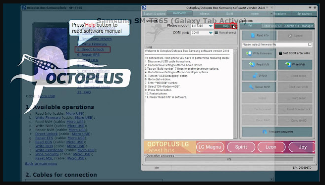 Octopus Box Samsung Software v.4.0.0 Latest Free Download