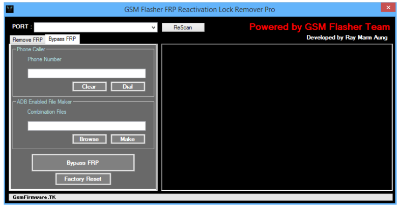 GSM Flasher FRP Reactivation Lock Remover Pro