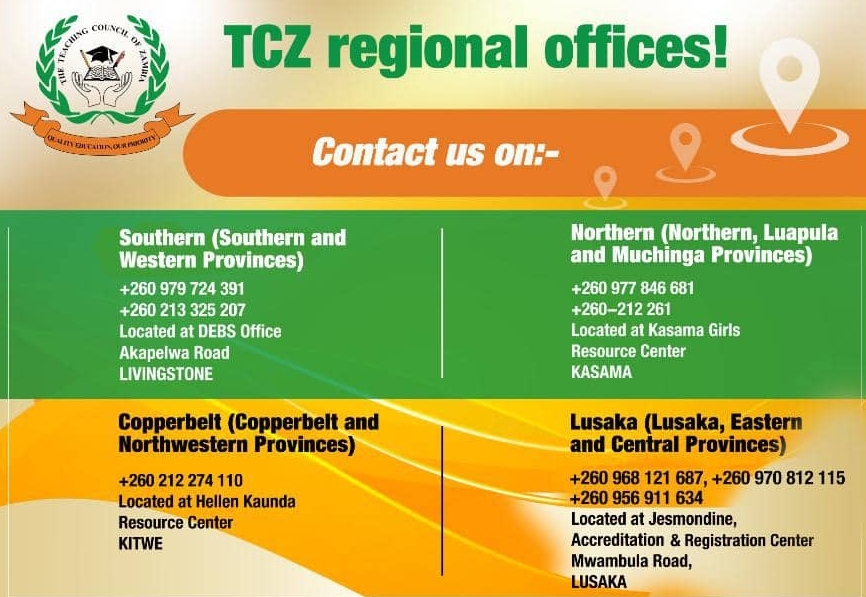 Teaching Council of Zambia (TCZ) Online Service Portal
