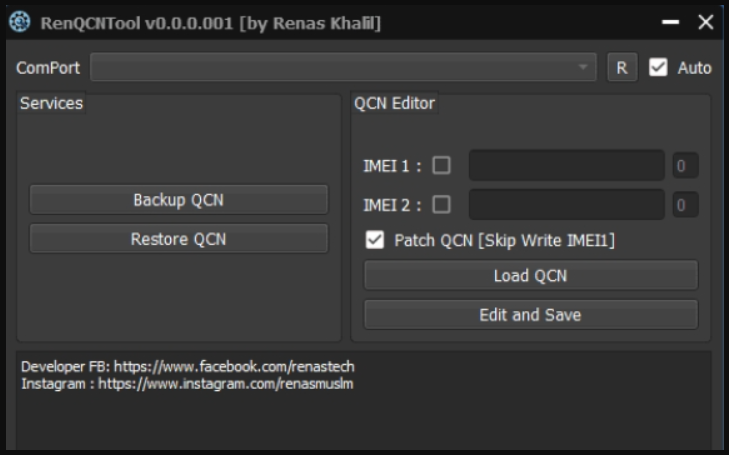 RenQCNTool V0.0.0.001 by Renas Khalil Free Download