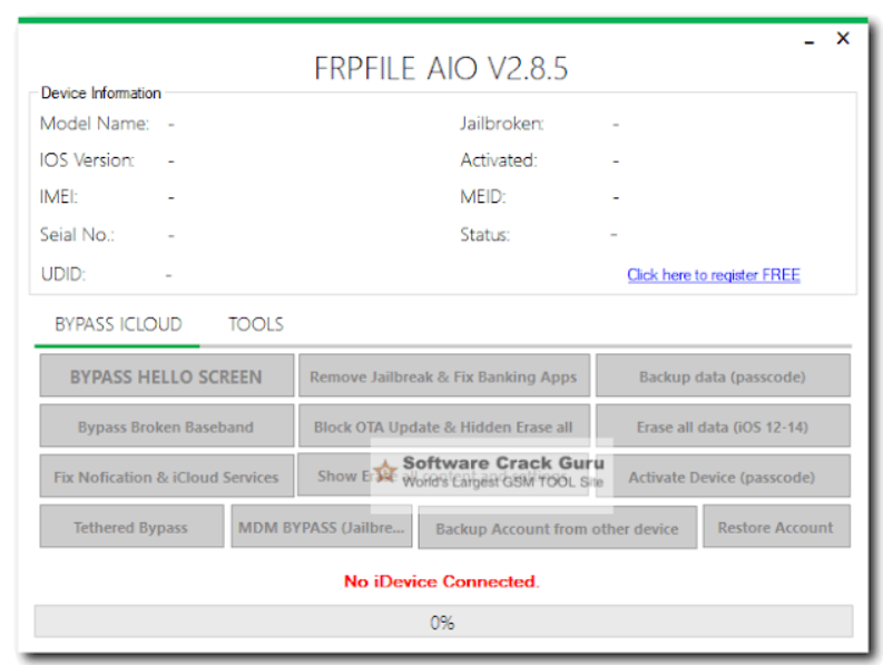 FRPFILE AIO v2.8.5 Free Download Latest Version Fix Battery Drain issue