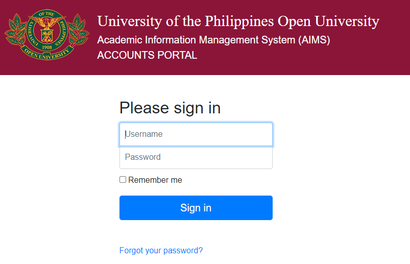 UPOU Student Portal Login | University of the Philippines Open University Aims 