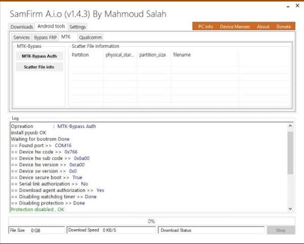 SamFirm Tool v1.3.3 By Mahmoud Salah Free Download [ Easily Bypass FRP ]