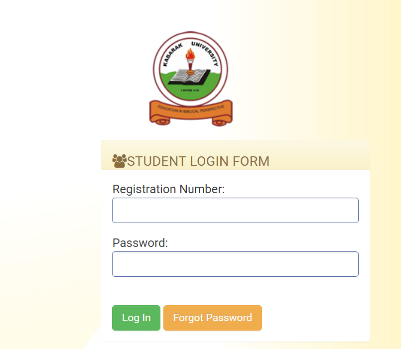 Kabarak University Students Portal Login