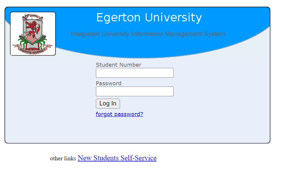 Egerton University Students Portal Login