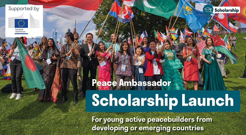 European Commission Peace Ambassador Scholarship 2022