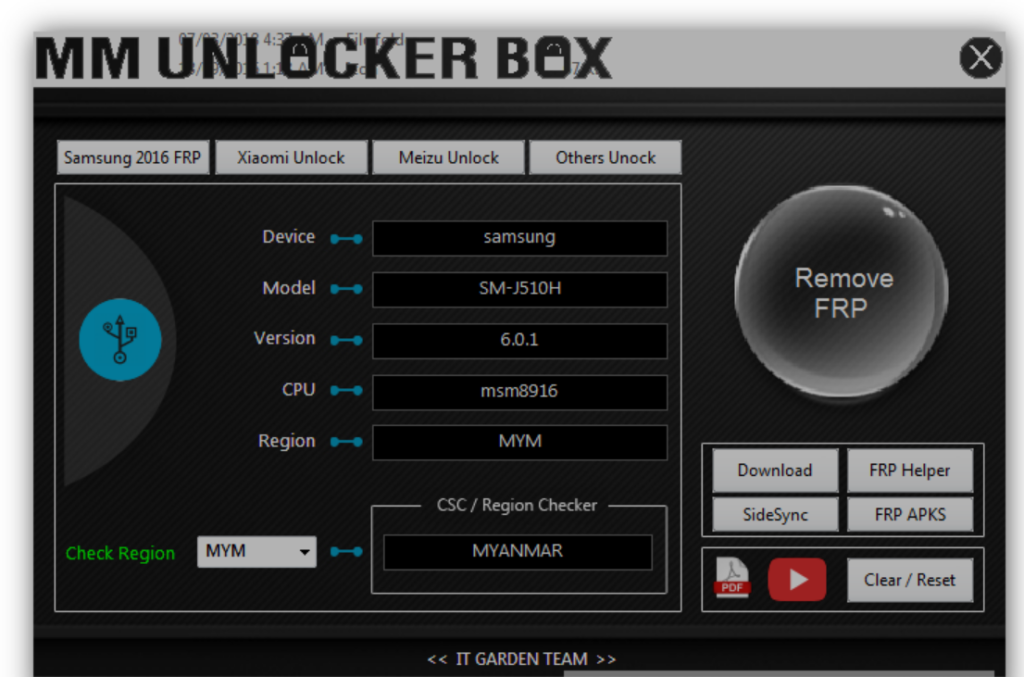 MM Unlocker Box Android FRP Tool