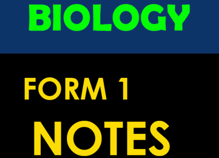 Biology Form One Notes Pdf Download Free
