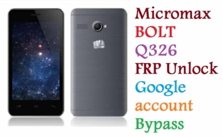 Micromax Bolt Prime Q306 FRP Bypass Android 8.1 Go | Unlock Google Lock Without PC